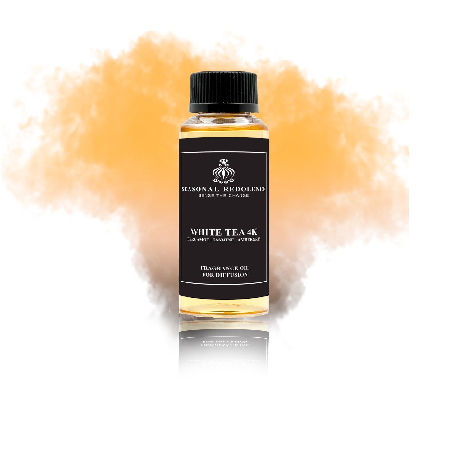 White Tea 4K opens with crisp bergamot and subtle green incense, setting a fresh and intriguing tone. Its heart blends elegant jasmine and rose, offering a refined floral sophistication. The base of ambergris and musk adds a warm, sensual depth that lingers gracefully. This fragrance embodies a sophisticated balance of freshness, florals, and warmth, perfect for a polished and enduring impression.