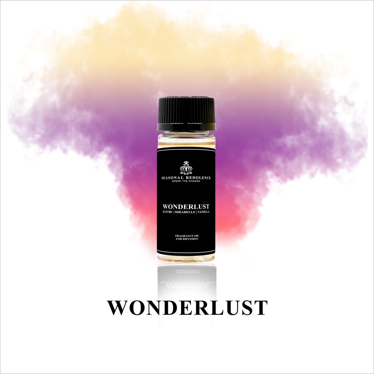 Indulge in pure luxury with Wonderlust Fragrance Diffuser Oil. Let the top notes of jujube and mirabelle envelop you in their sweet embrace, while the middle notes of freesia and jasmine transport you to a garden of pure bliss. Finally, bask in the warm and comforting base notes of vanilla, sandalwood, and moss, making every moment an exclusive experience.