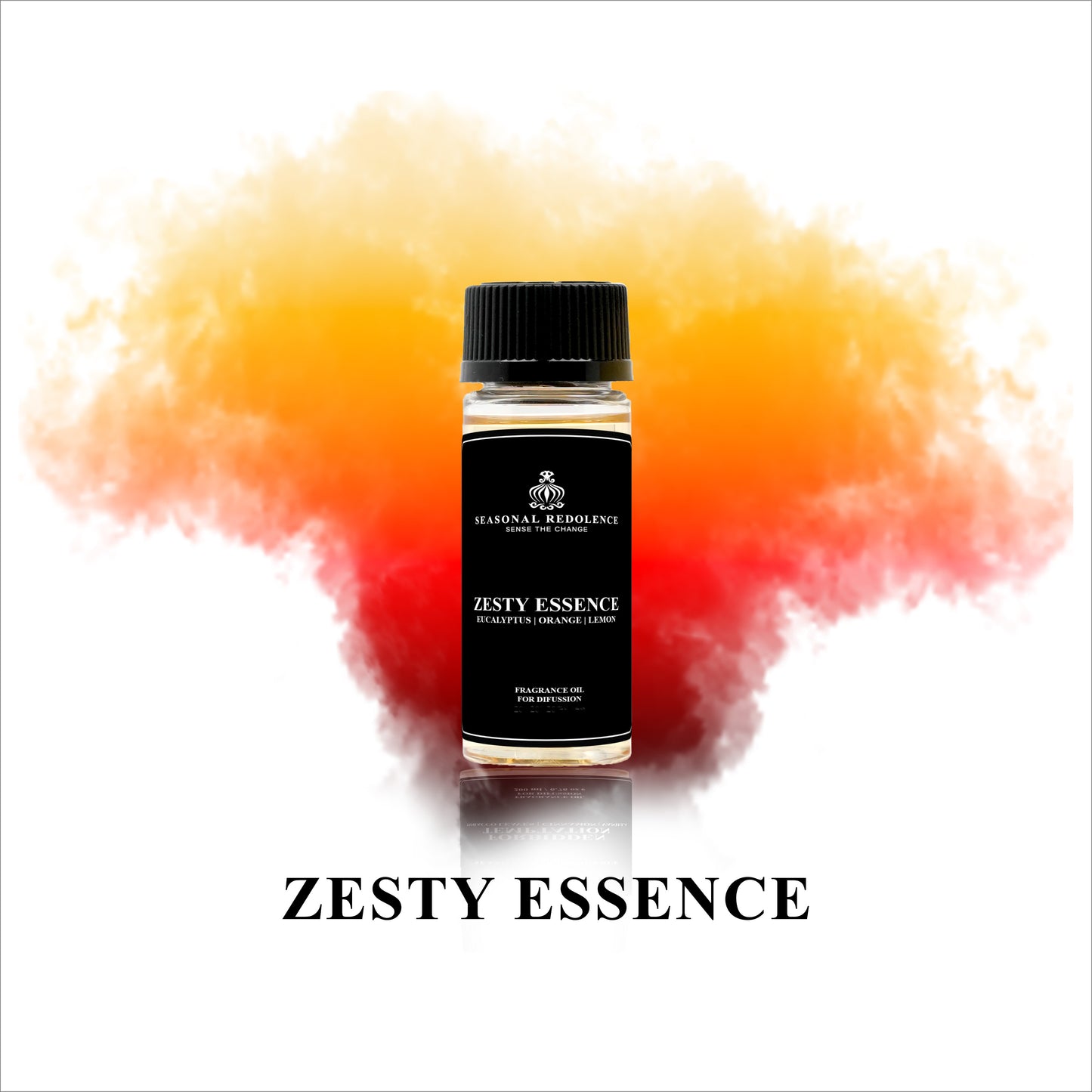 Indulge in the luxurious blend of our Zesty Essence fragrance diffuser oil. Notes of eucalyptus, orange, and lemon create a refreshing top layer, followed by a heart of mint, bergamot, rose, and pineapple. Finish with a base of jasmine and neroli for a truly elevated sensory experience. Elevate your space with our premium diffuser oil.